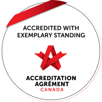 Accredited with exemplary standing by Accreditation Canada