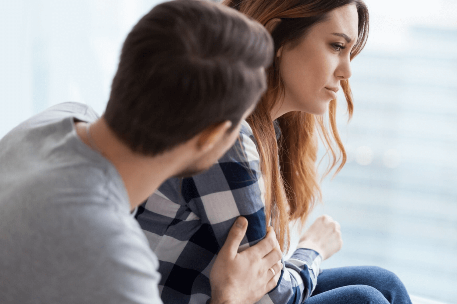 Couple fighting about drug addiction