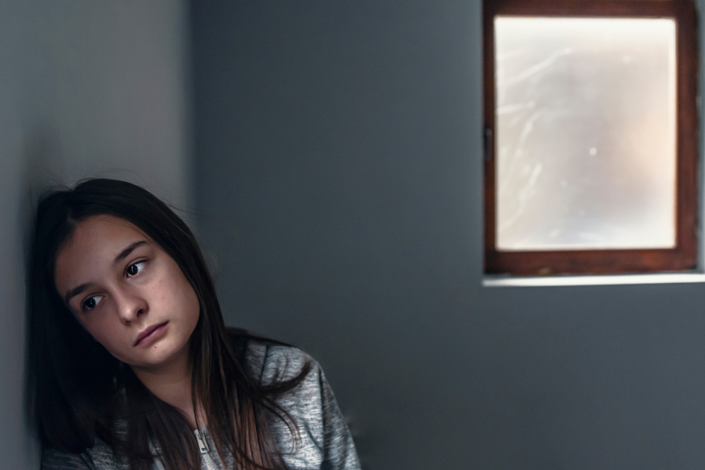 teenage human trafficking victim