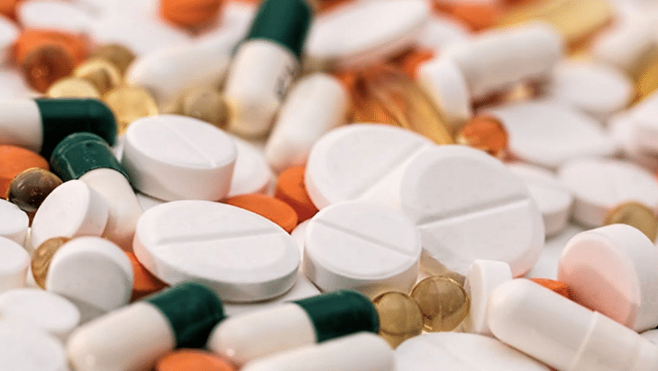 A mixture of prescription medication