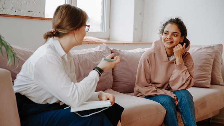 An individual counselling session