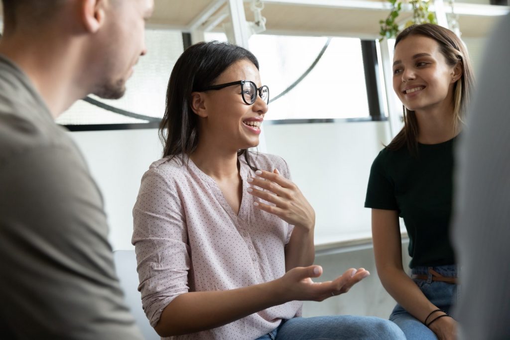 a group counselling session