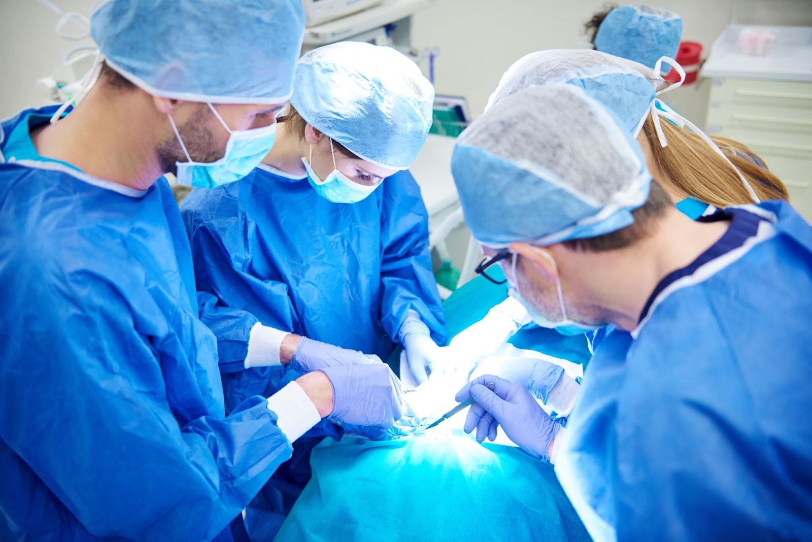 Surgeons doing one of the most stressful jobs in the world