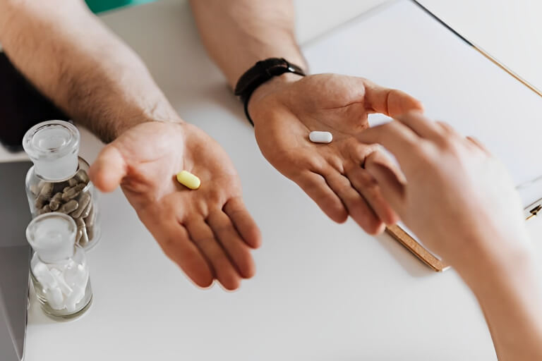  A patient receiving medication for a concurrent disorder
